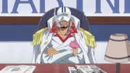 Akainu as seen in the show (Image via Toei Animation)